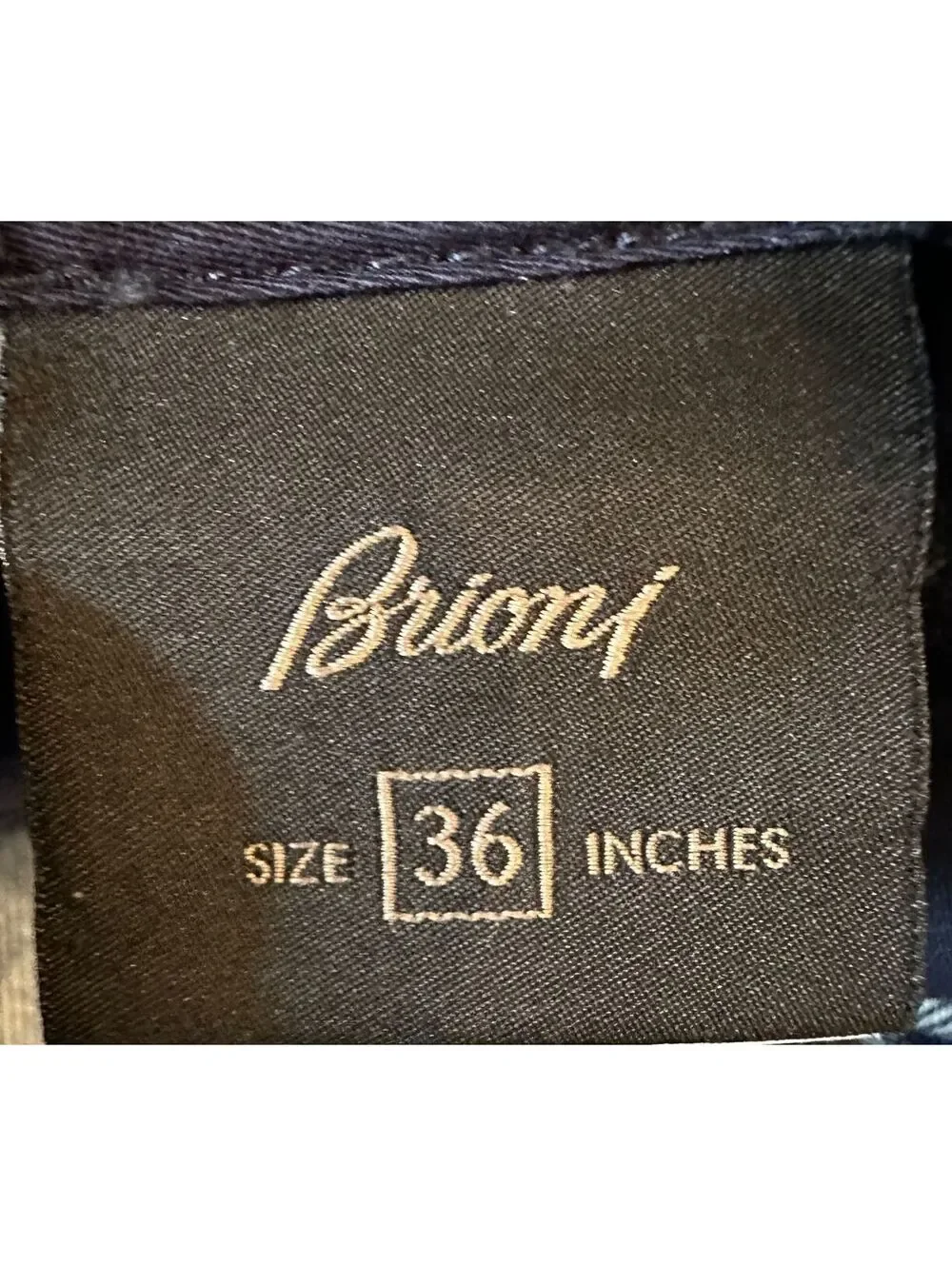 Brioni Stelvio Straight Leg Blue Jeans Men's 36x36 Italy Luxury Denim 5 Pocket